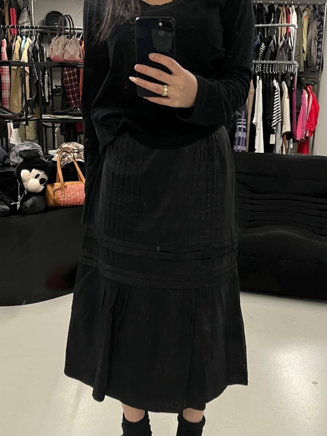 HIROKO BIS silk pleats skirt 상품이미지1