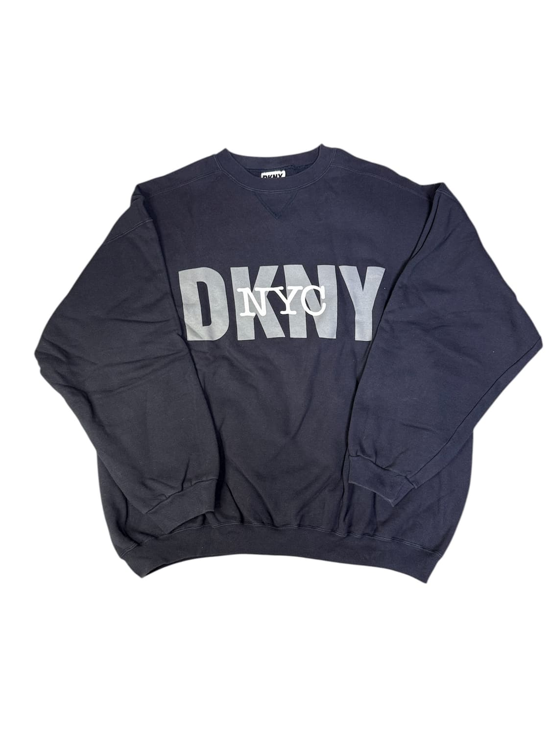 빈티지 90s DKNY NYC 네이지 스웻셔츠 맨투맨 OS 상품이미지1