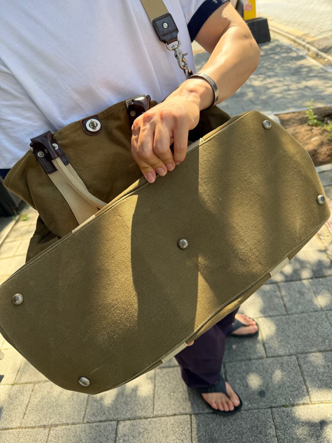 Hanpu Kobo Vintage Canvas Tote Bag 상품이미지10