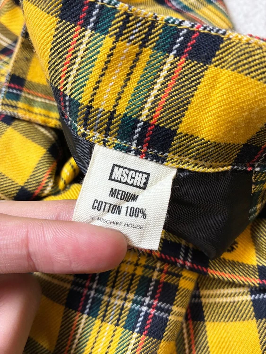 미스치프 MSCHF 타탄체크 버튼업 미니 스커트 PN7417 상품이미지10