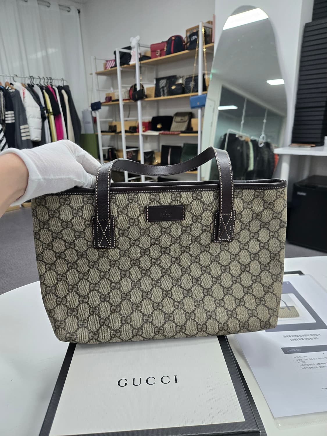 [50%세일] 구찌 시그니처 토트백 상품이미지1