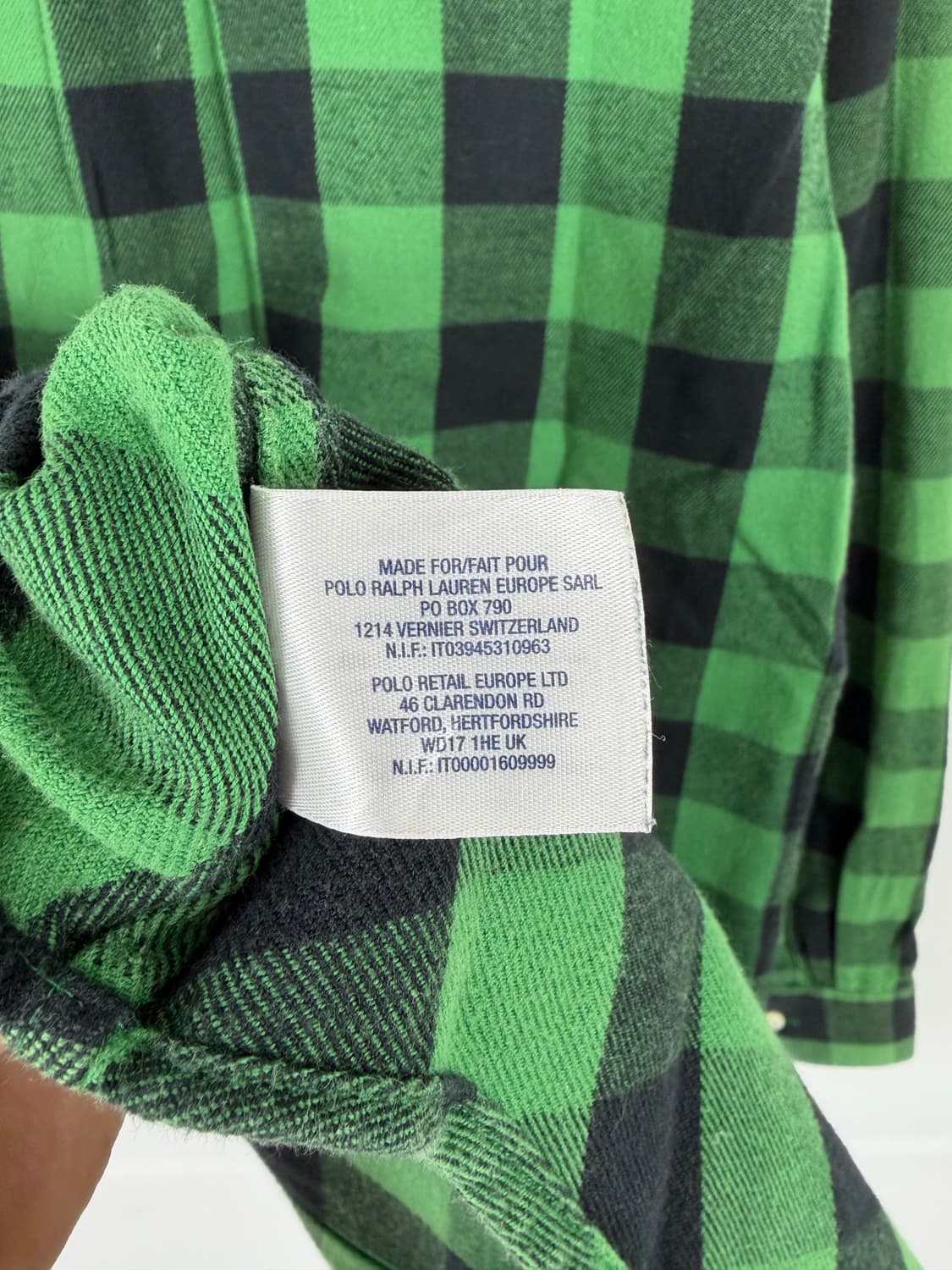 a101) 폴로랄프로렌 포니 체크셔츠 상품이미지6