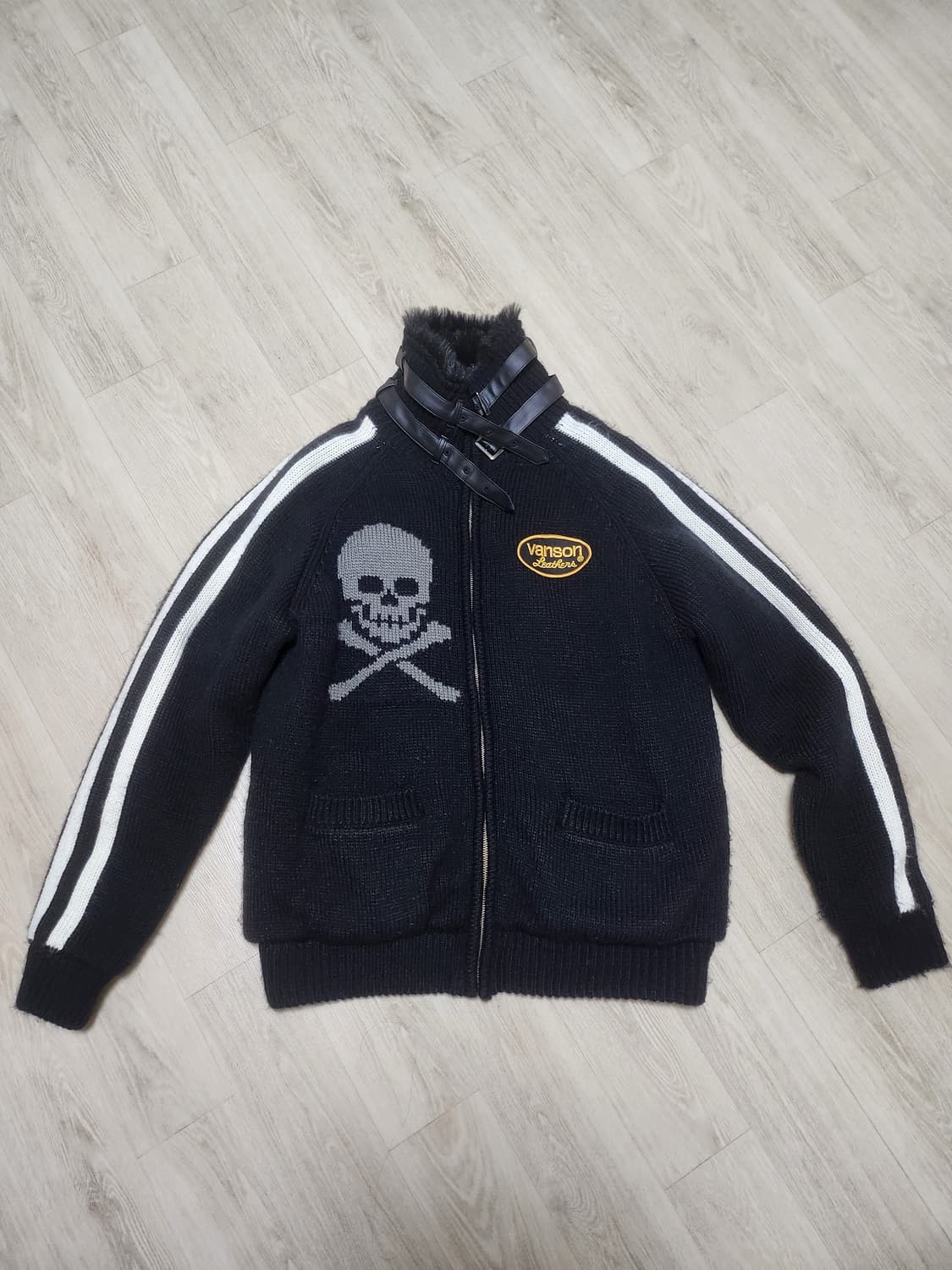 밴슨 레더 스컬 코위찬 자켓 상품이미지1