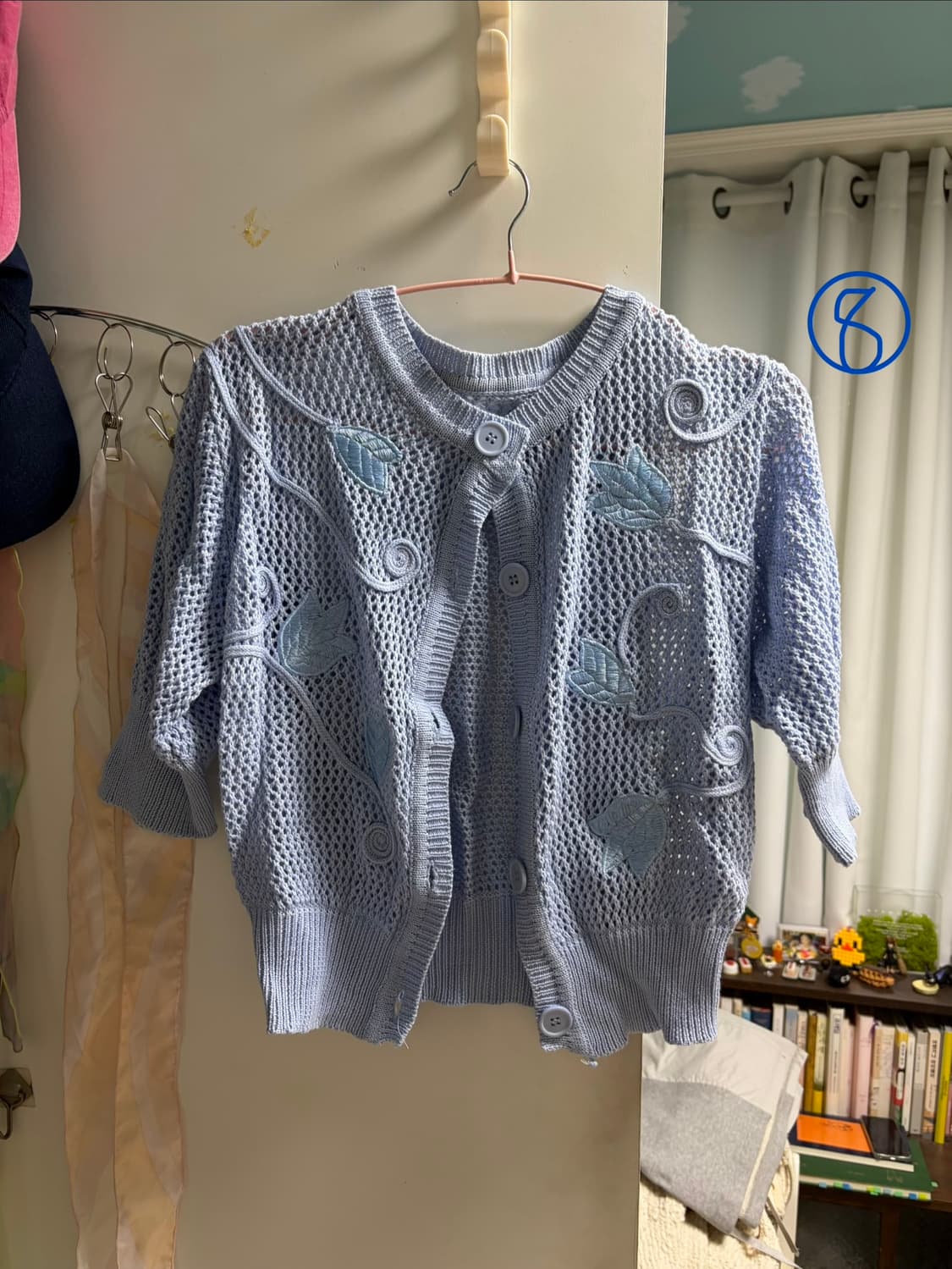 소라색 여름니트 상품이미지1