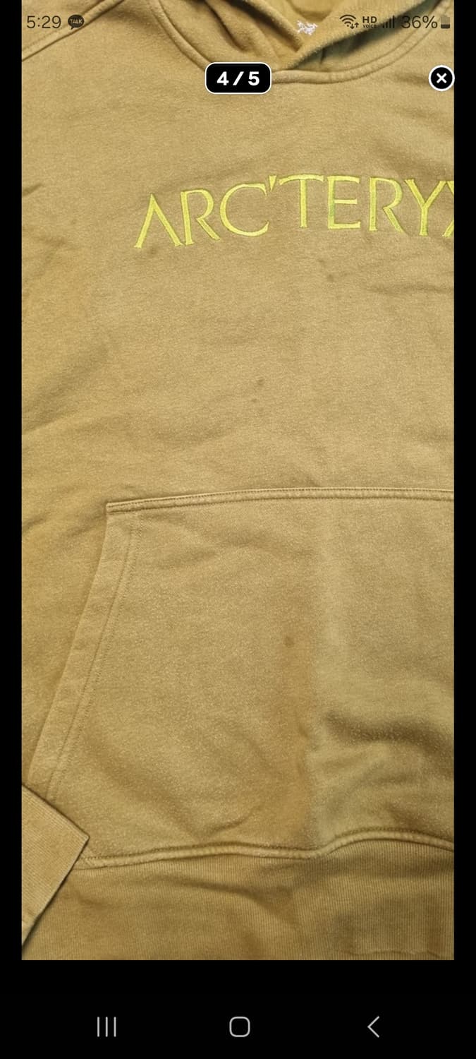 ARC'TERYX 아크테릭스 로고 후디 상품이미지2