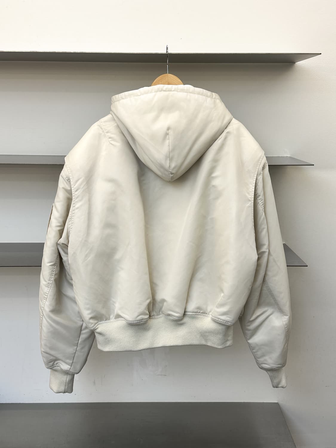 엔타이어 스튜디오 24ss 후드 브로드 봄버 자켓 상품이미지4