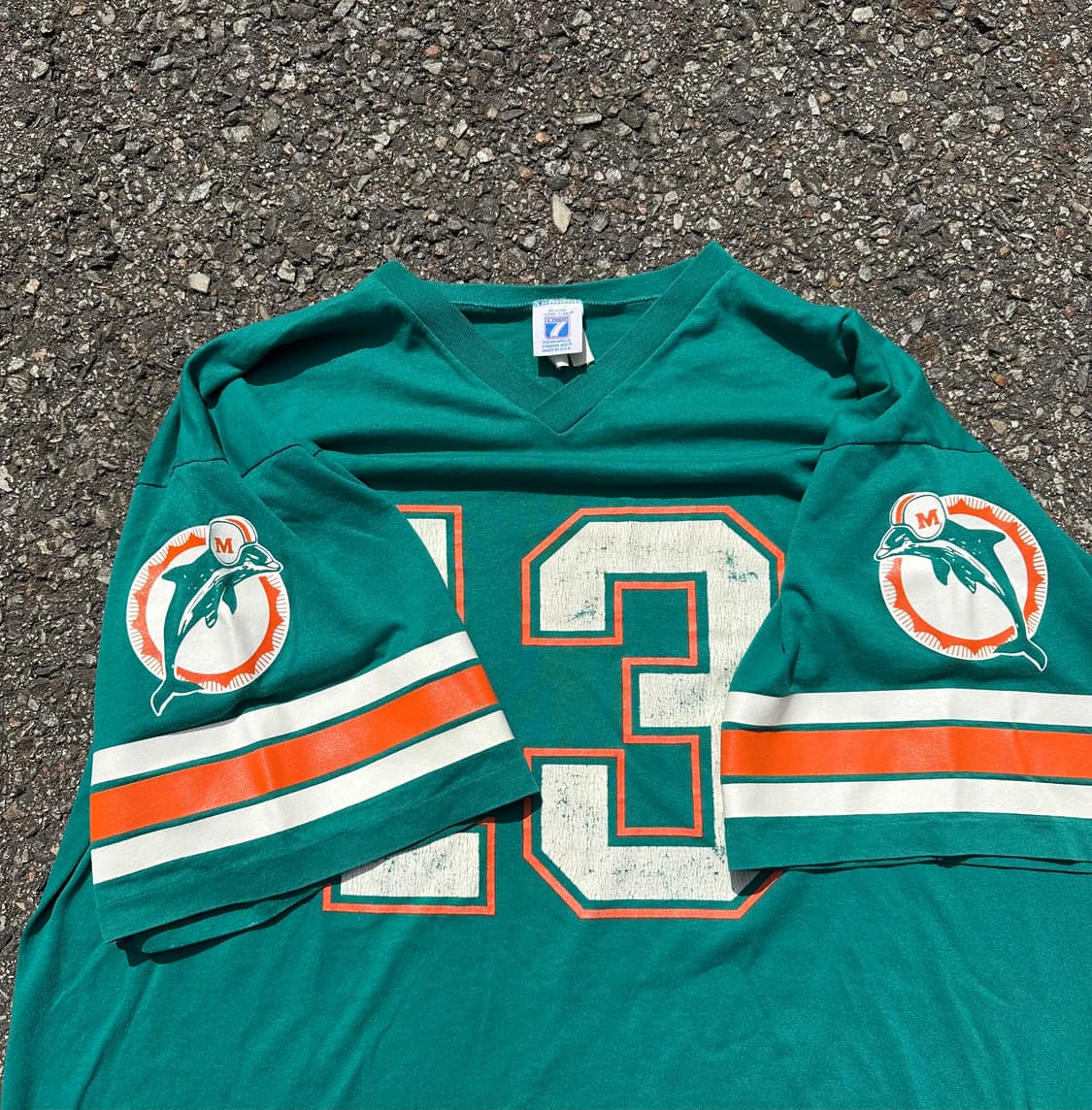 빈티지 90s NFL 마이애미 돌핀스 댄 마리노 럭비 반팔 티셔츠 상품이미지2
