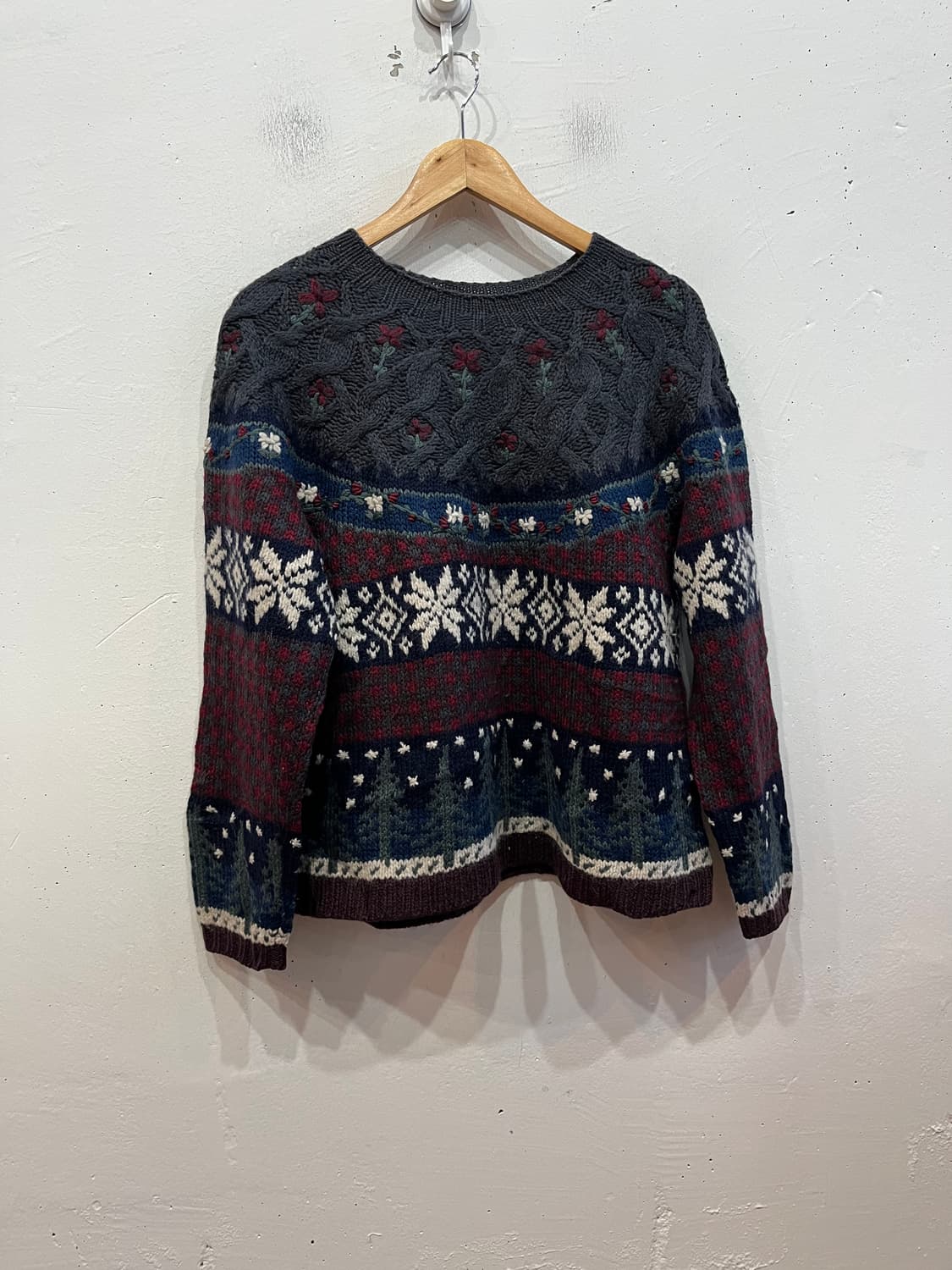 에어로포스테일 울 노르딕 니트 스웨터 우먼즈 상품이미지1