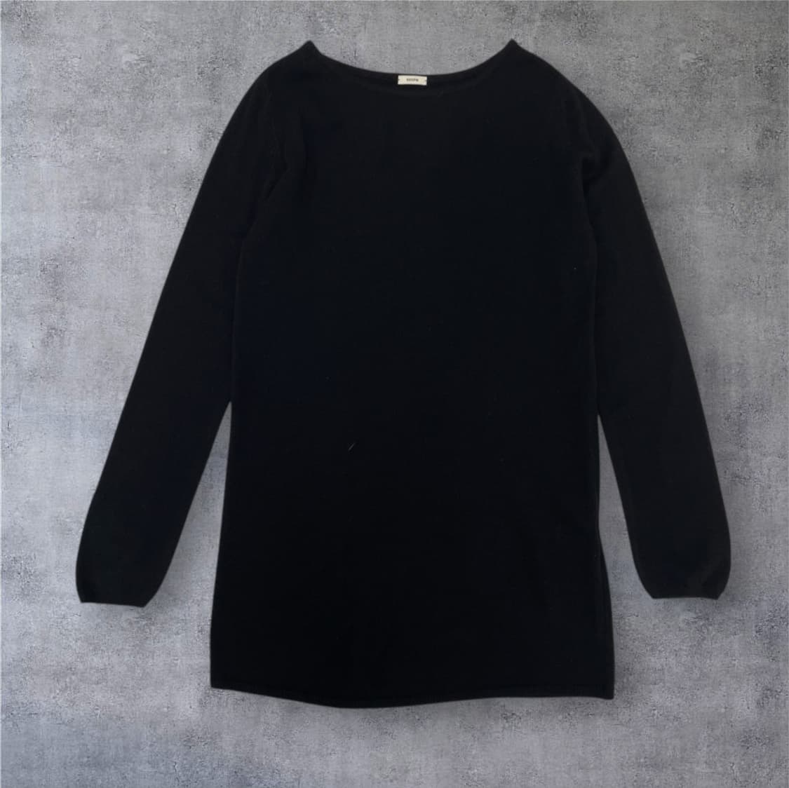 샵엠 Shop M 블랙 캐시미어 니트 원피스 FREE 상품이미지2