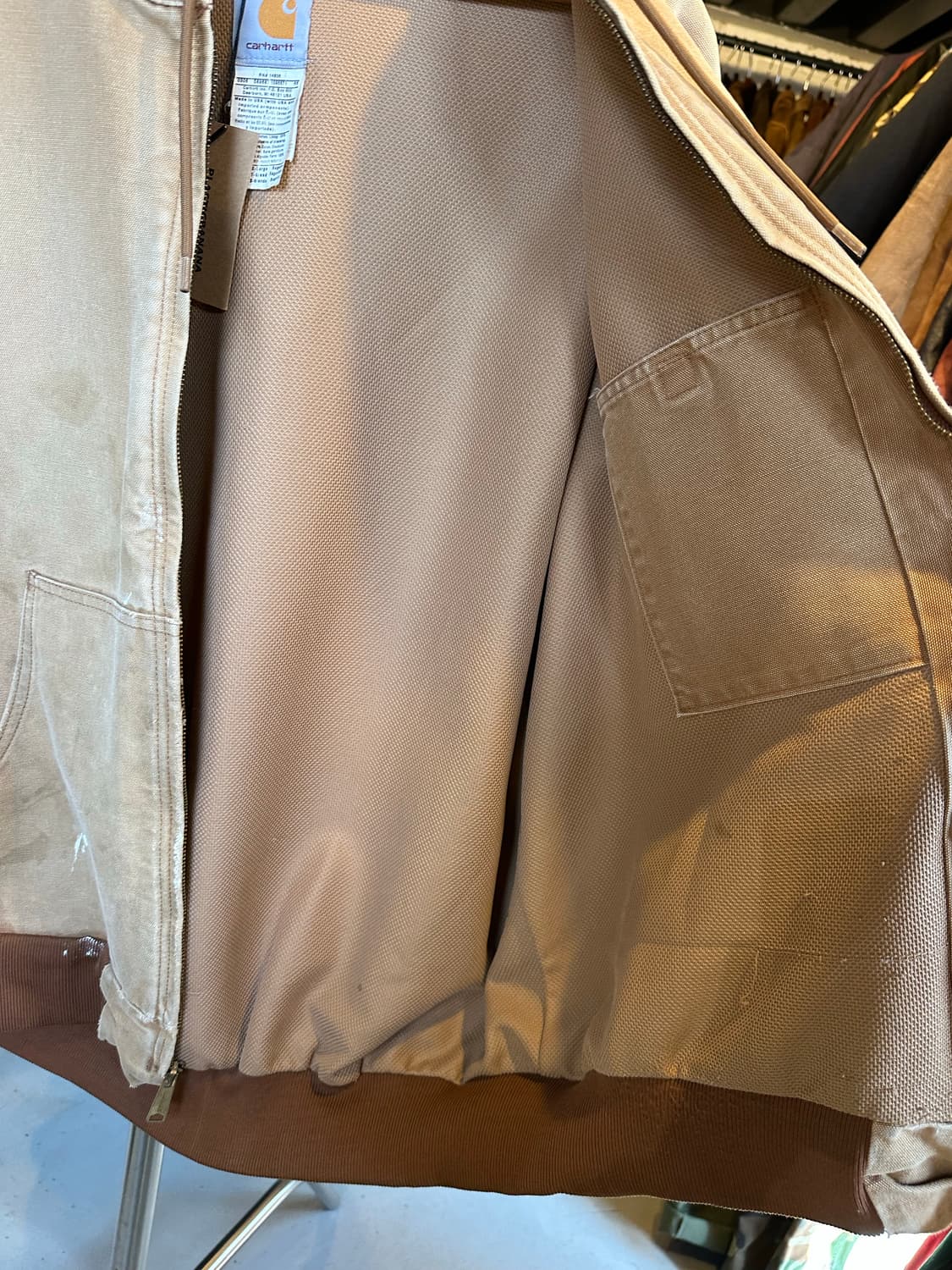 칼하트 디트로이트 페인팅 덕 액티브 워크자켓 made in usa 상품이미지8