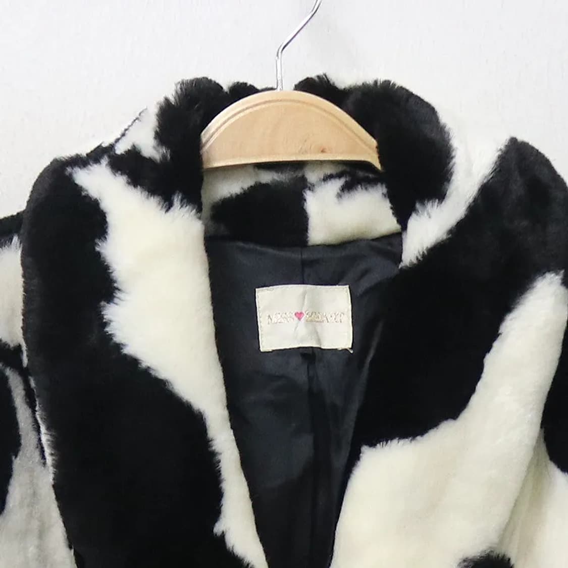 90'S RARE VINTAGE MISS HEART 퍼코트 62261 상품이미지3