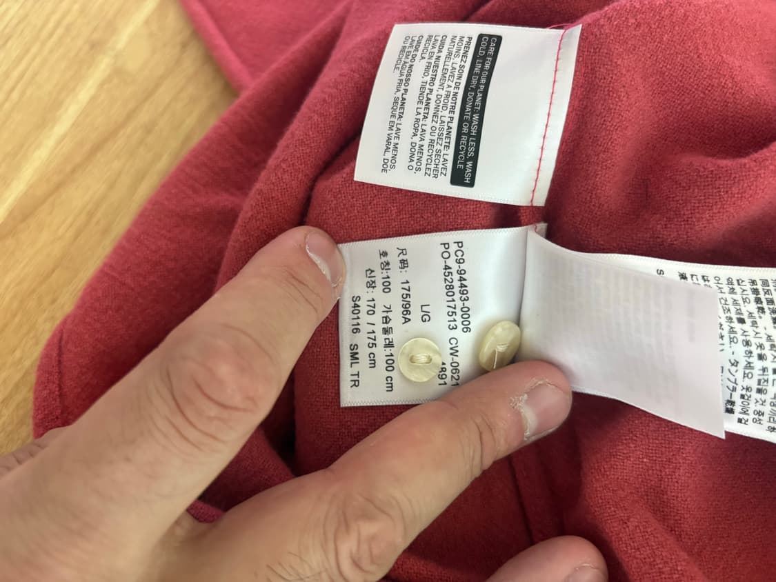 리바이스 LVC 셔츠 (L) 상품이미지5