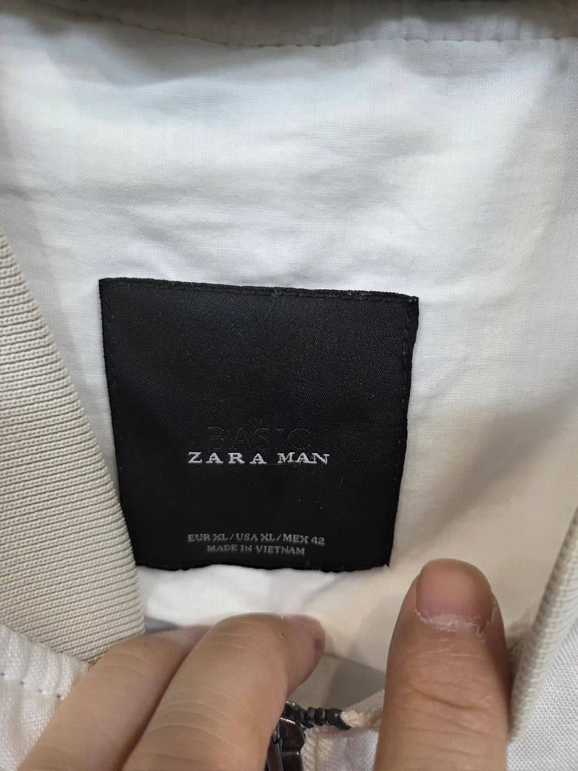자라 린넨 블루종 자켓 xl 상품이미지3