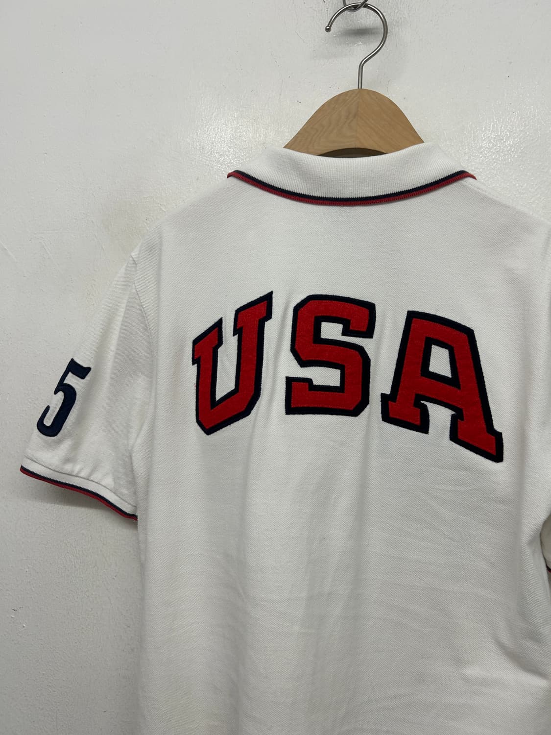 폴로 랄프로렌 USA 빅포니 반팔 카라티 Boys XL 상품이미지4