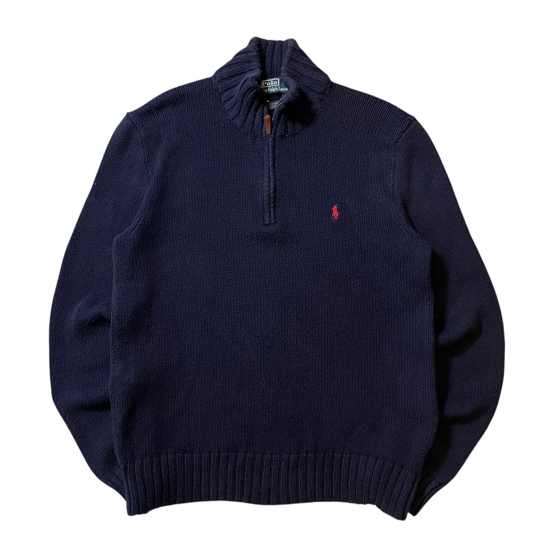폴로 반집업 니트 상품이미지1