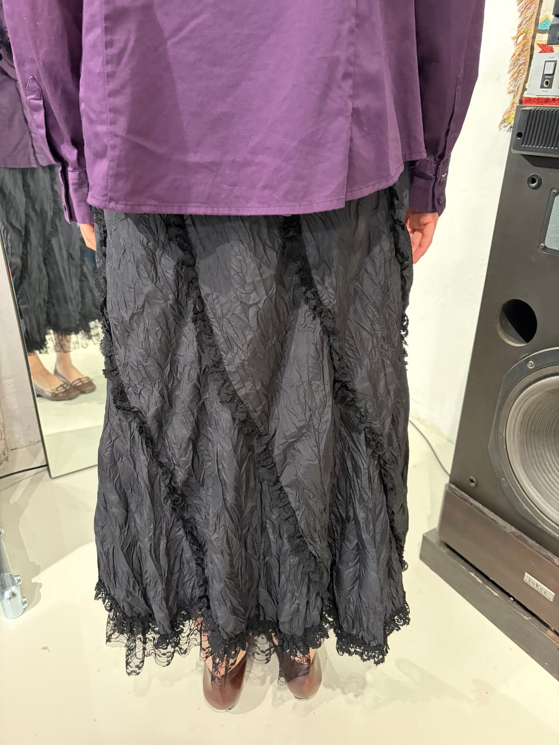 Black Lace Skirt 상품이미지3