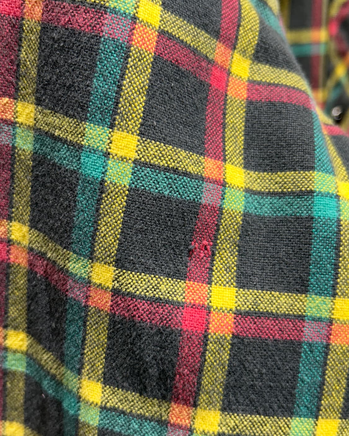 XL 반스 퀼팅 안감 체크패턴 자켓 상품이미지7