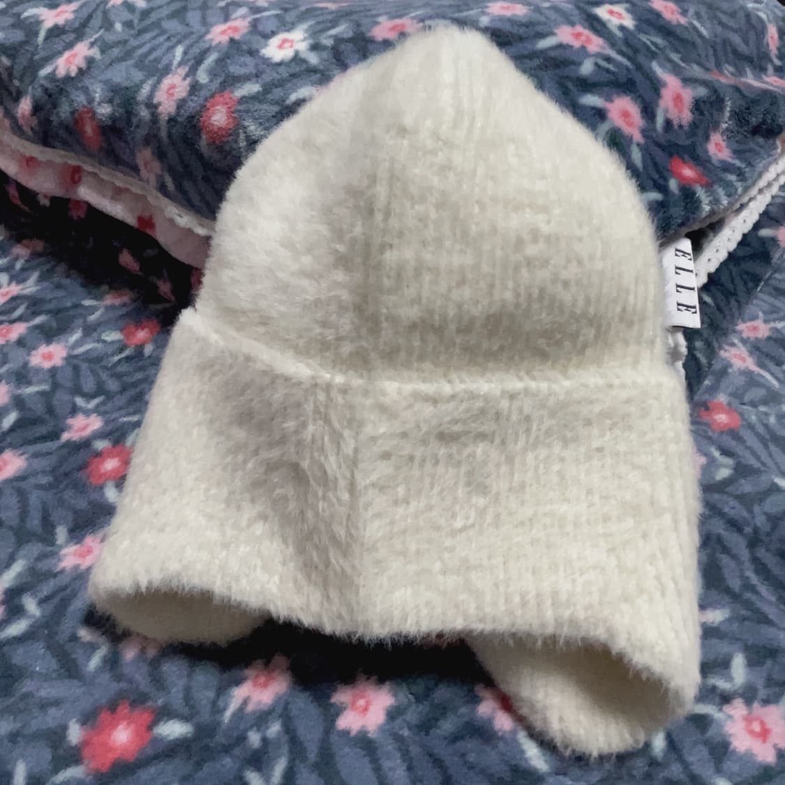 화이트 앙고라 비니 상품이미지1