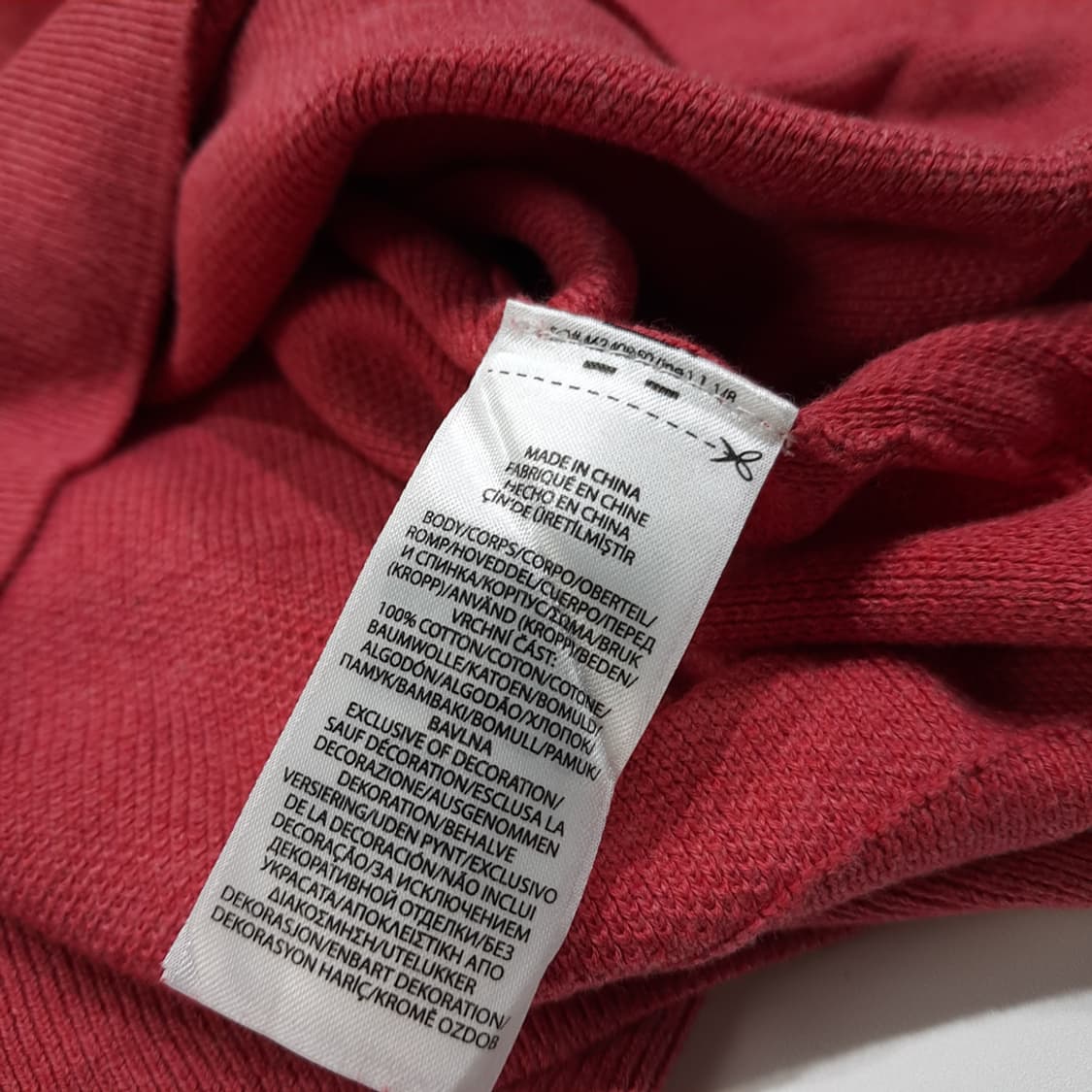 CL029 L 폴로 랄프로렌 유럽판 텍스처 레드 애플 하프 집업 니트 상품이미지6