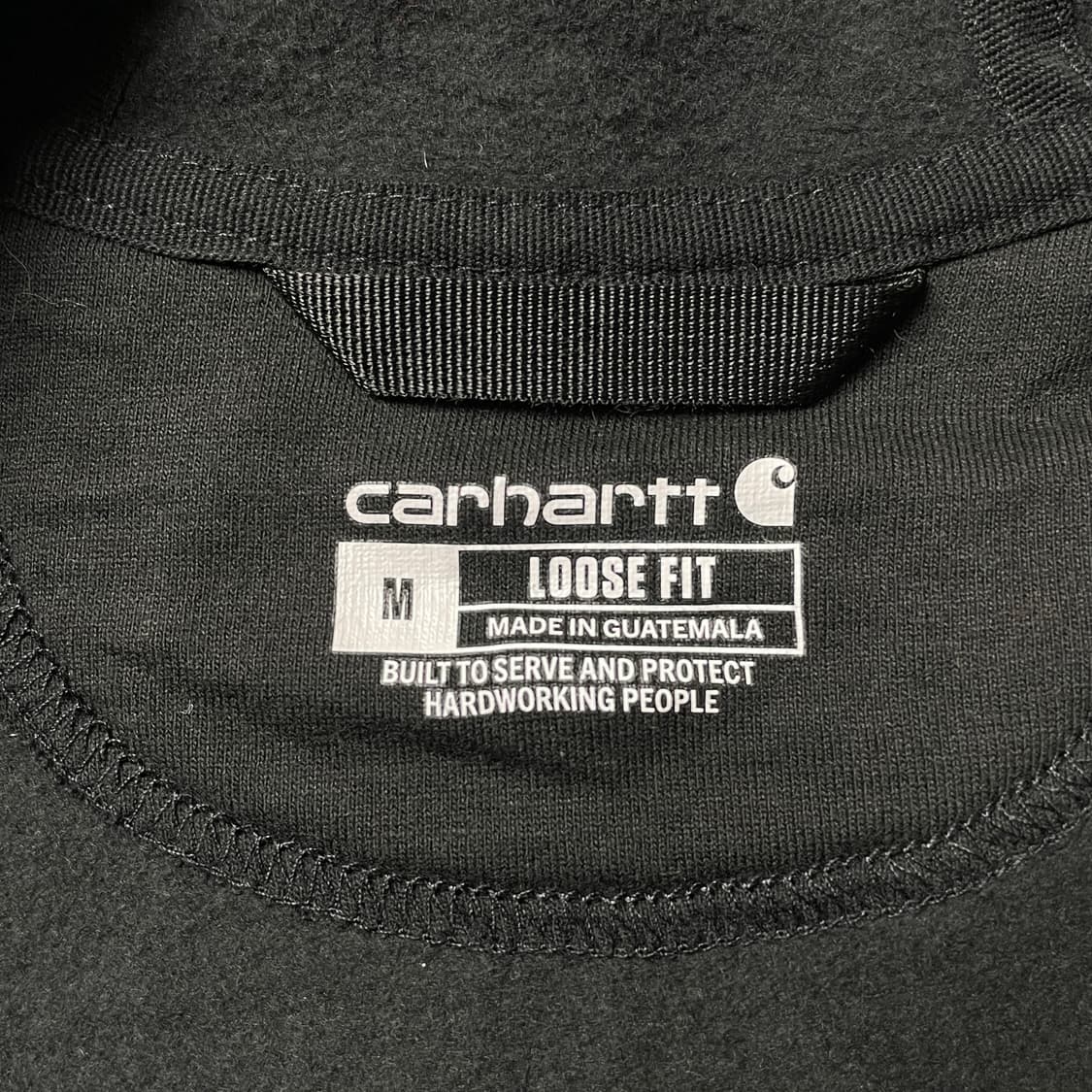 CARHARTT 칼하트 빈티지 블랙 기모 후드집업 A00942 상품이미지9
