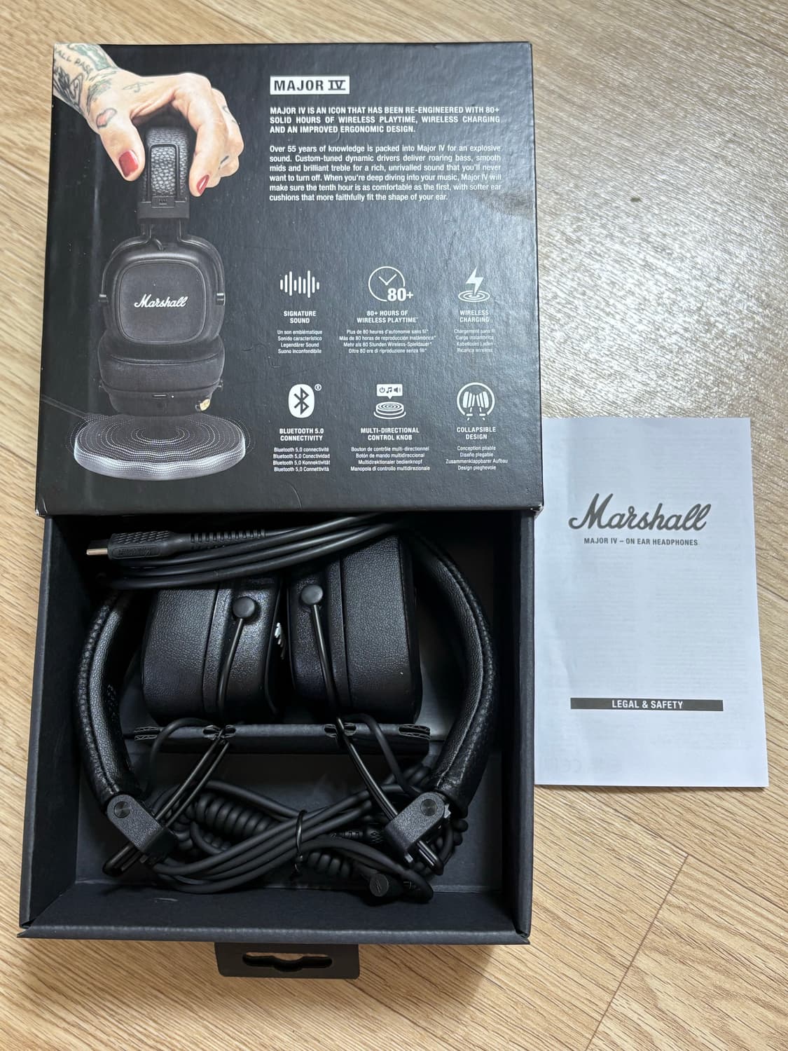 마샬 헤드셋 메이저4 블랙 (새상품) 상품이미지2