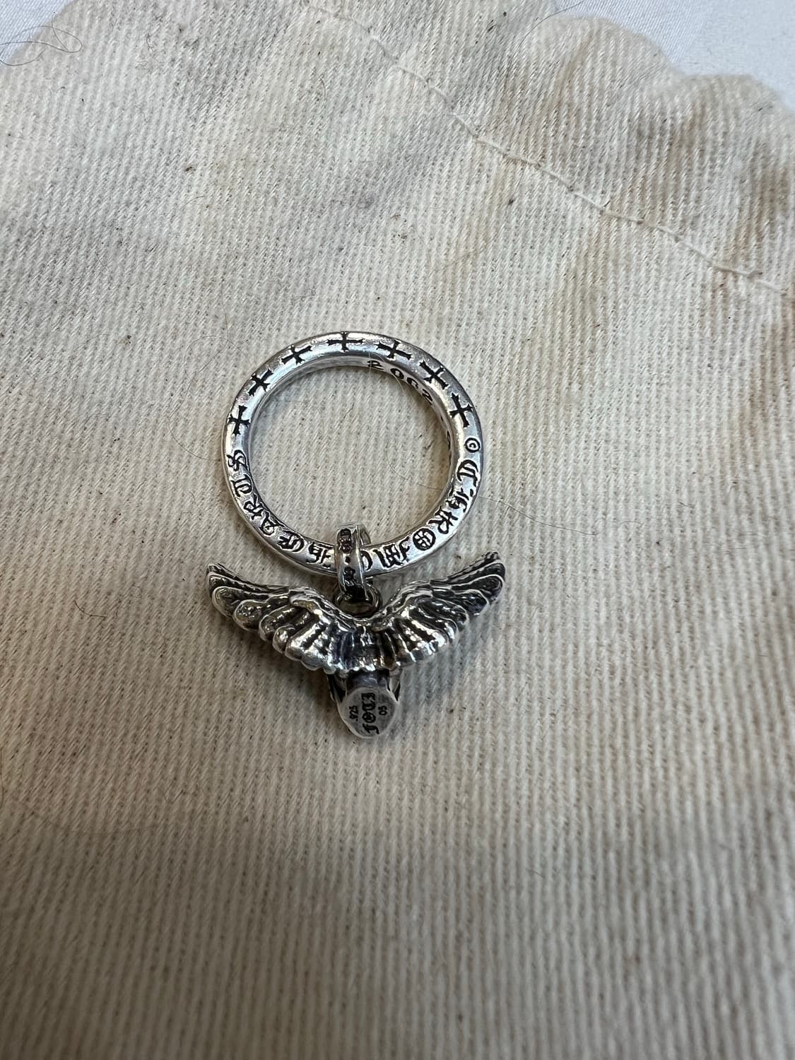 크롬하츠 윙스컬 링 상품이미지1