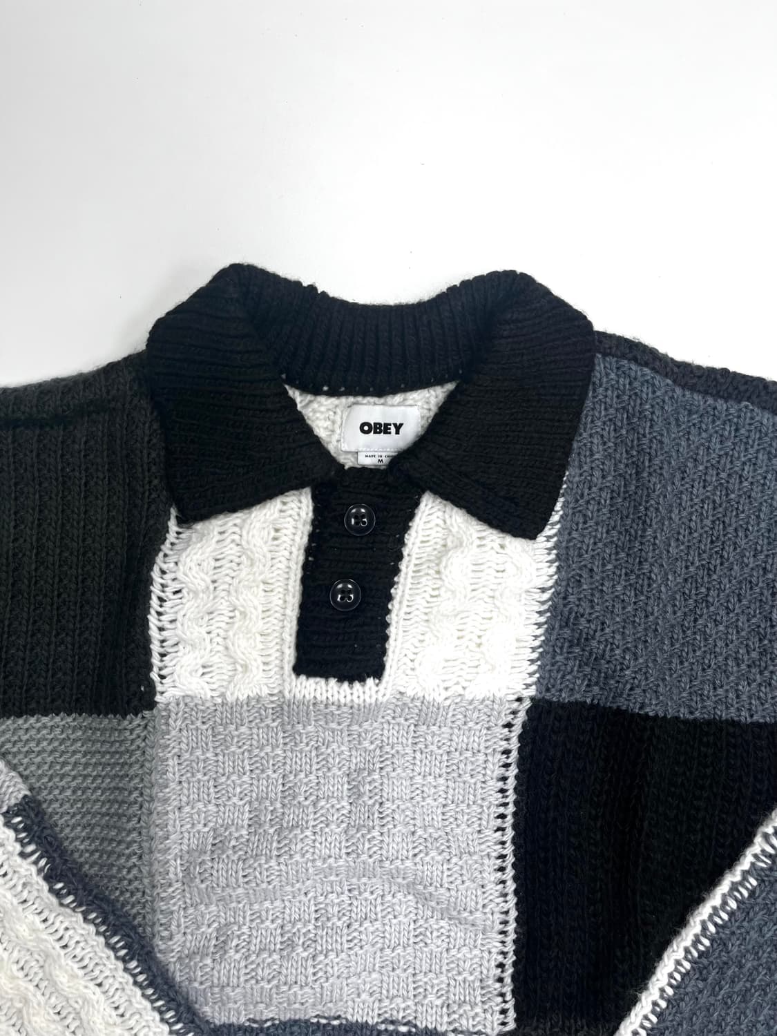 오베이 올리버 패치워크 스웨터 상품이미지3