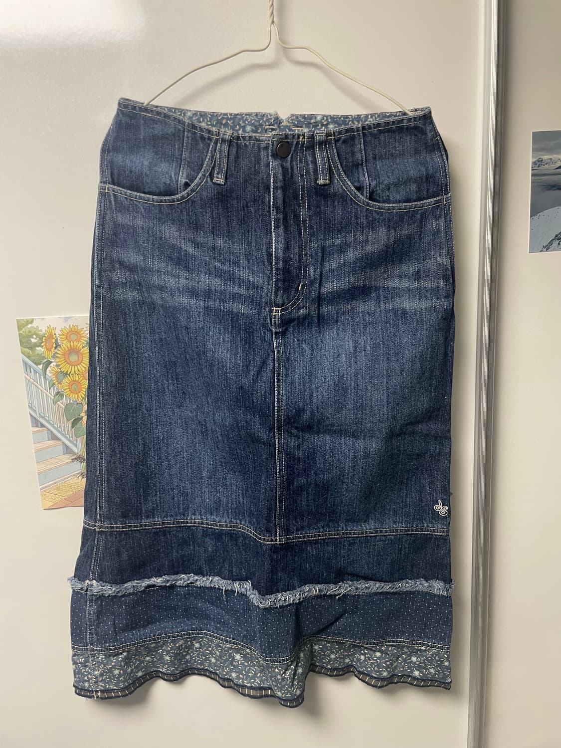 빈티지 청치마 키치 모리걸 스커트 상품이미지1