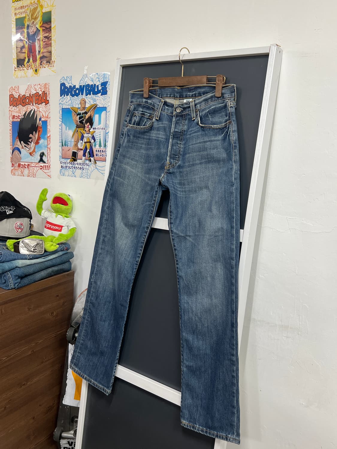 00s Levis 리바이스 501 버튼플라이 스트레이트 데님 팬츠 상품이미지9