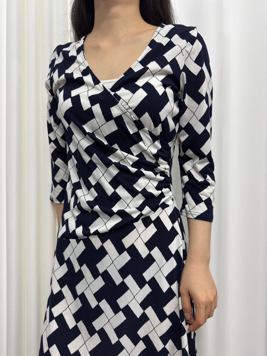 printing wrap dress 상품이미지3
