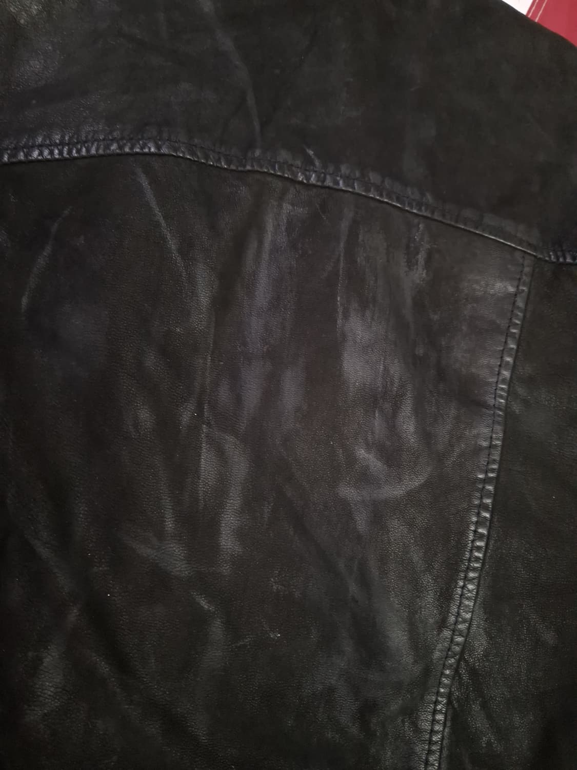 오리지날 인더스트리 리얼 레더 블랙 봄버 상품이미지6