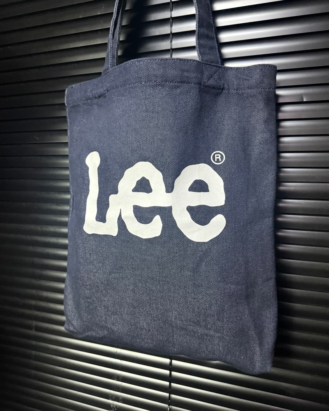 Lee 리 진청 생지 데님 에코백 숄더백 토드백 노트북 가방 워크 빅로고 상품이미지4