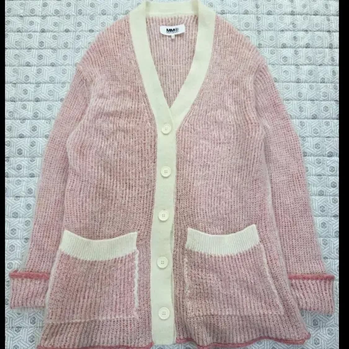 MM6 메종마르지엘라 핑크 가디건 55 상품이미지5