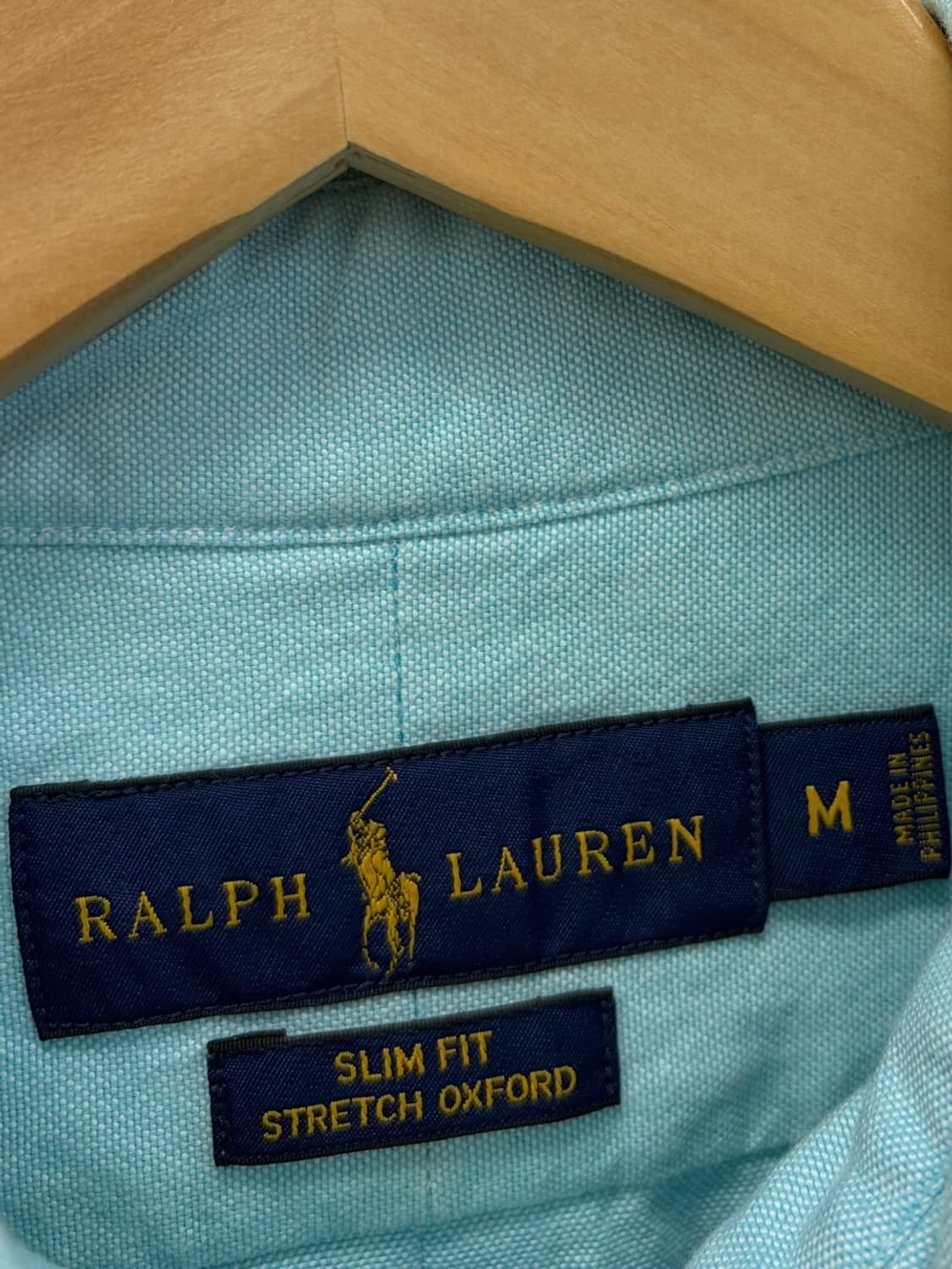 폴로 옥스포드 셔츠 블루그린 (M)  상품이미지7