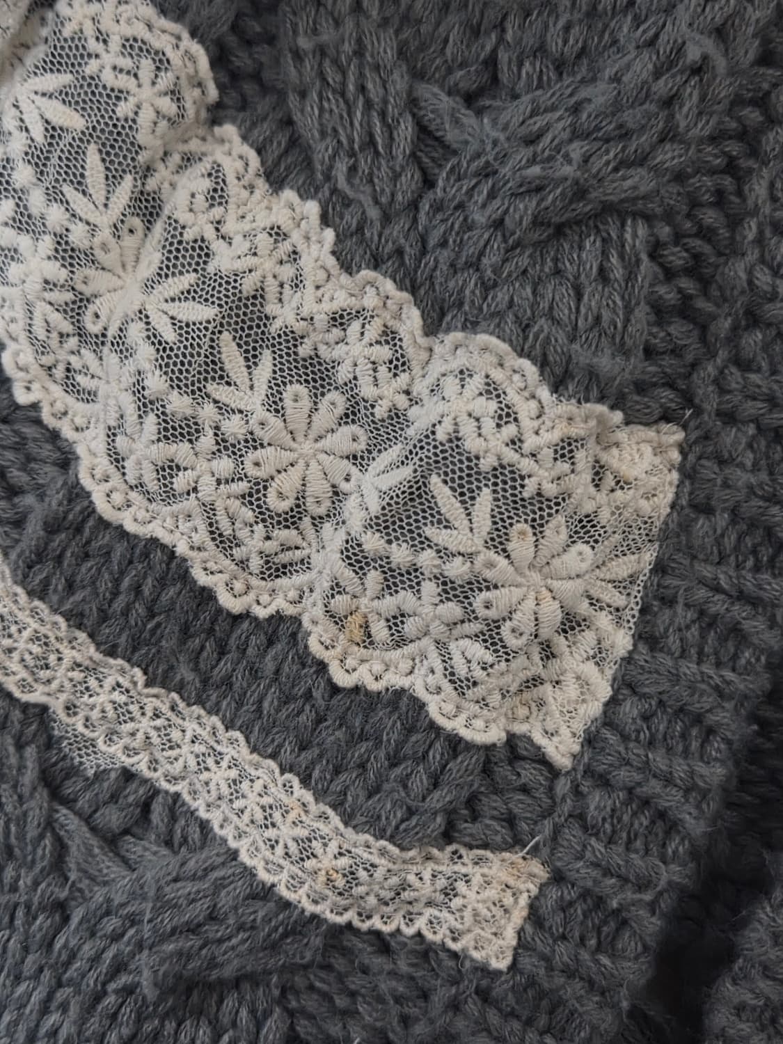 어스뮤직앤에콜로지 레이스 니트 케이프 상품이미지7