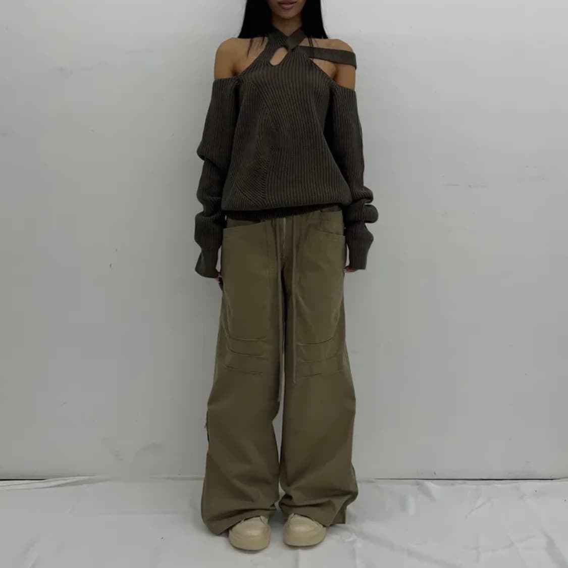 OVERLAP PINTUCK PANTS (UNISEX) VINTAGE B 상품이미지3