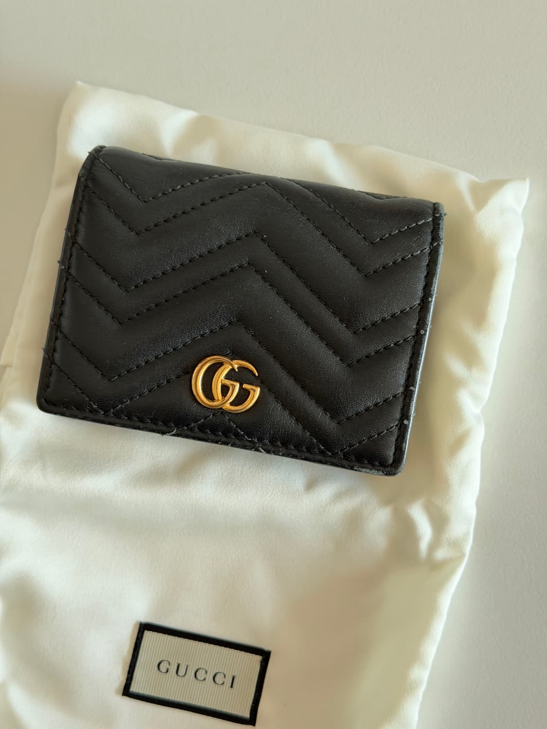 구찌 마몬트 마틀라세 반지갑 블랙 상품이미지3