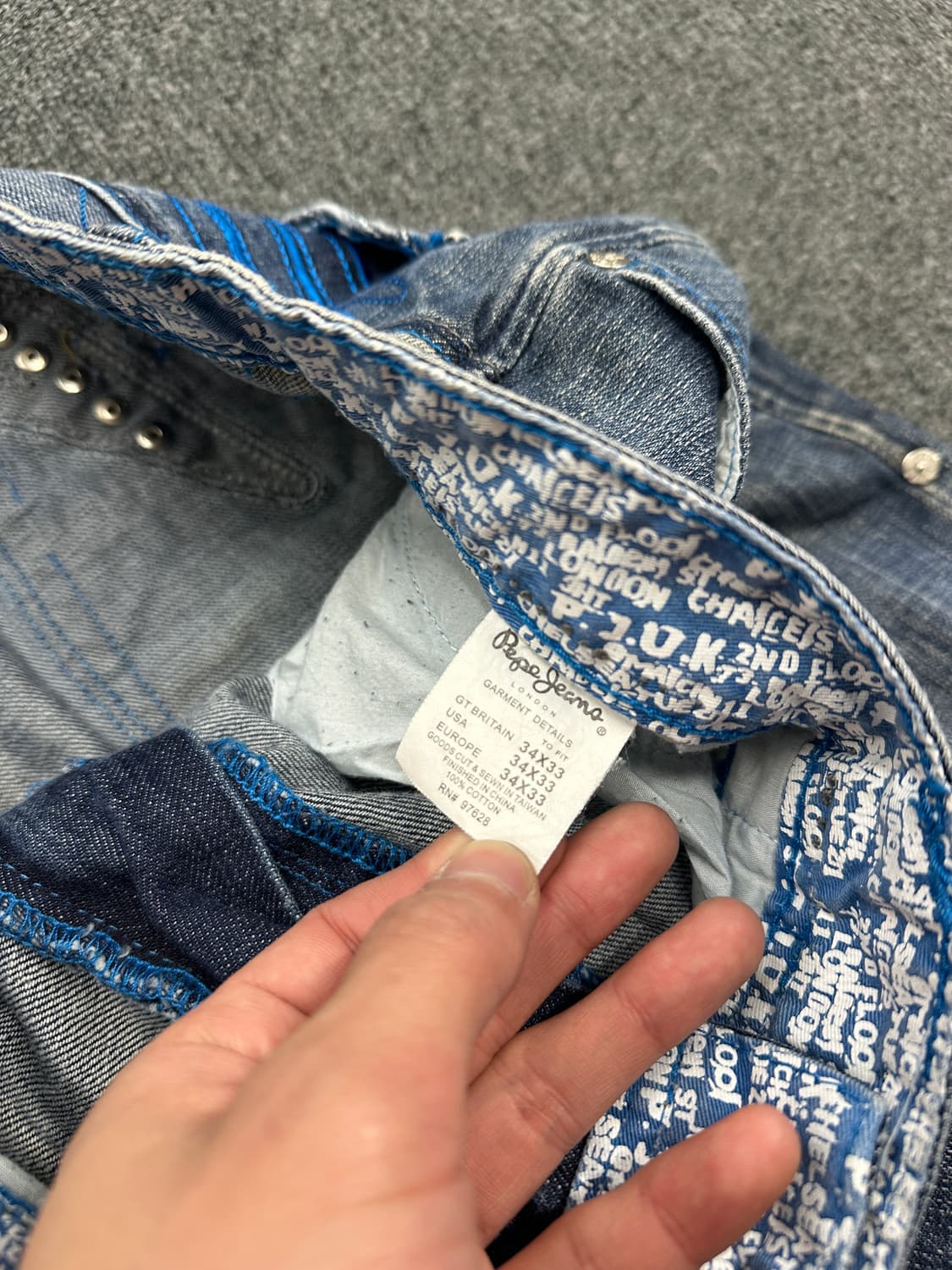 34) PEPE JEANS LONDON 날개 자수 데님팬츠 상품이미지10