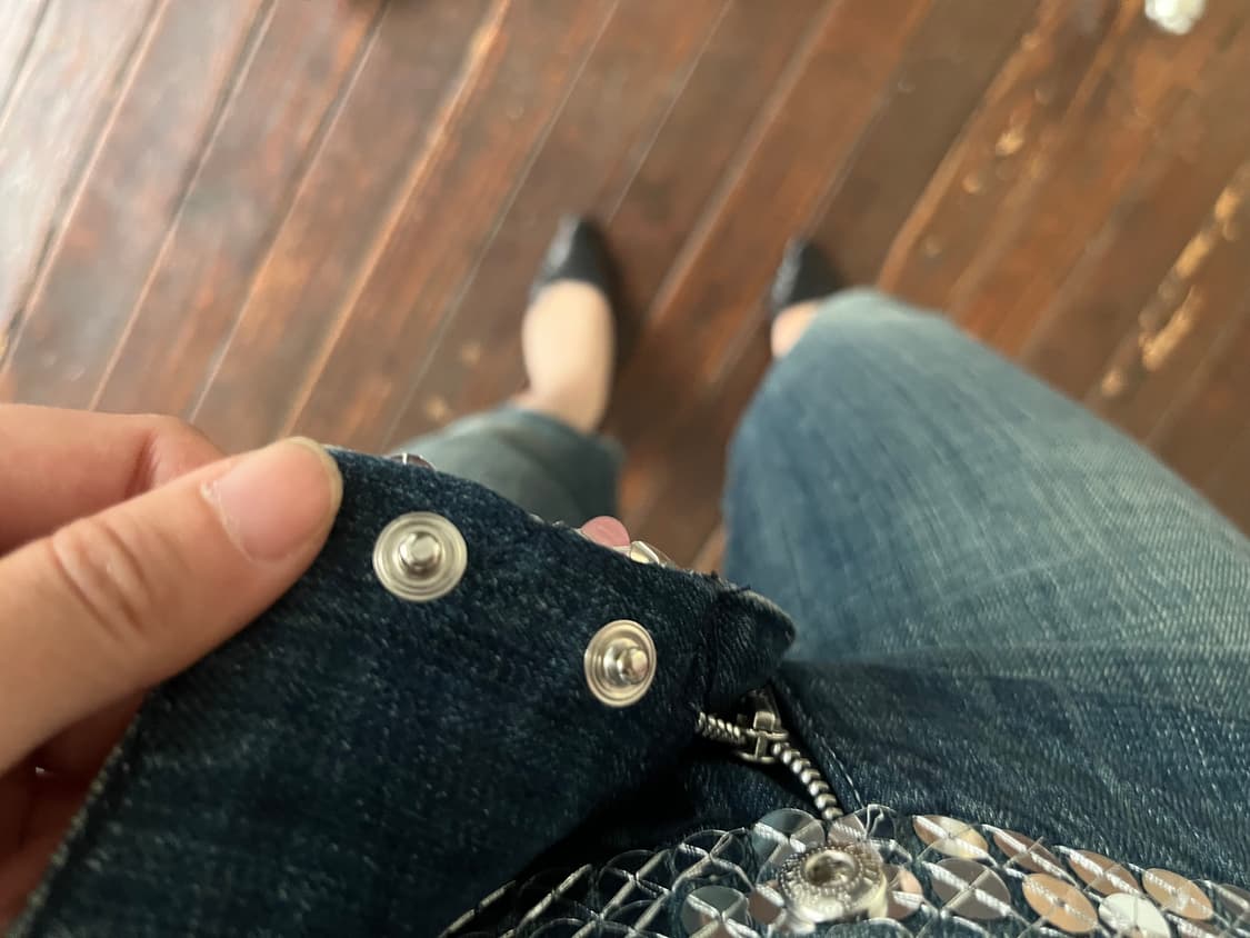 베르사체 스팽글 데님진 상품이미지7