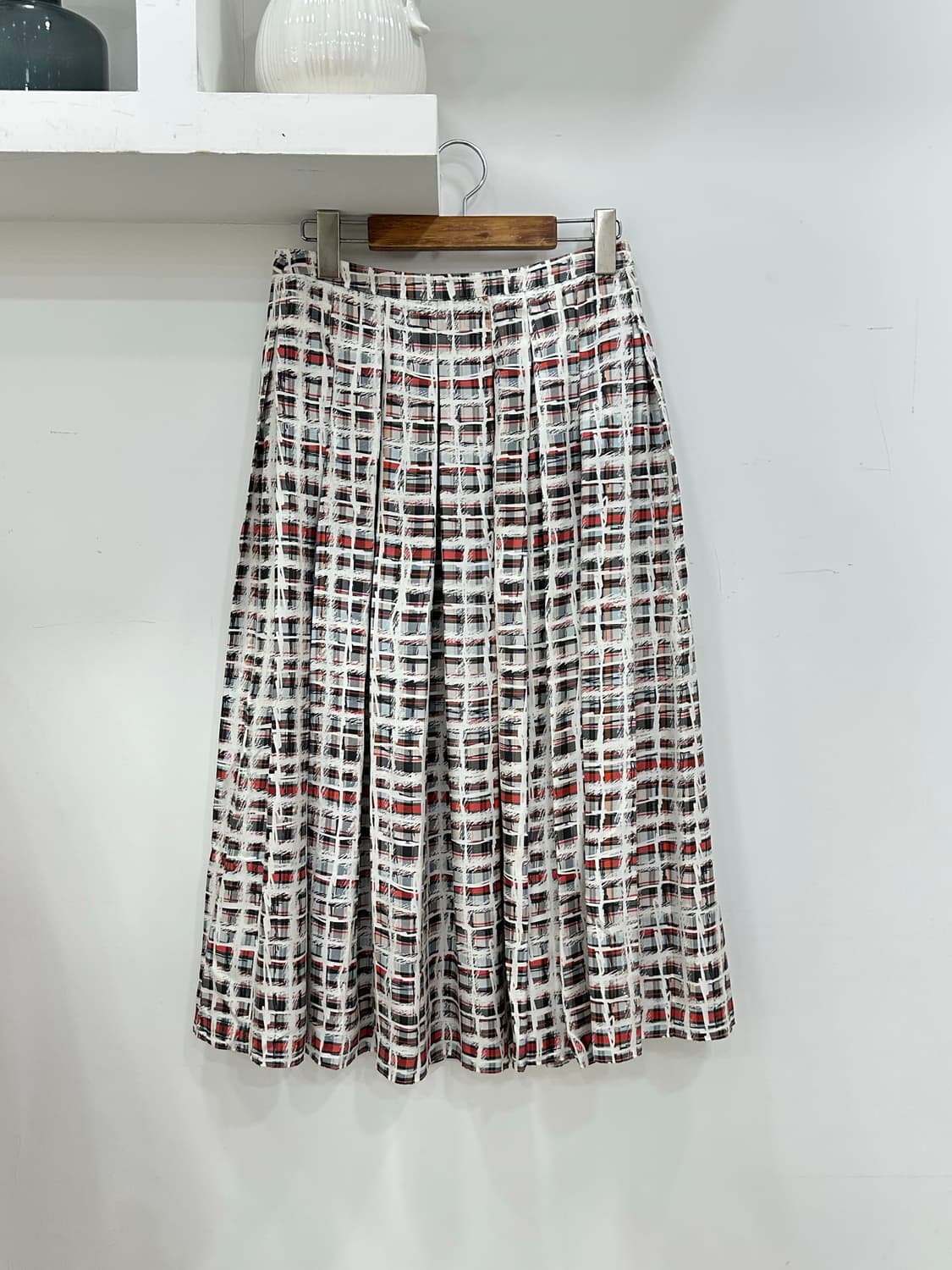 버버리 실크 스커트 상품이미지1