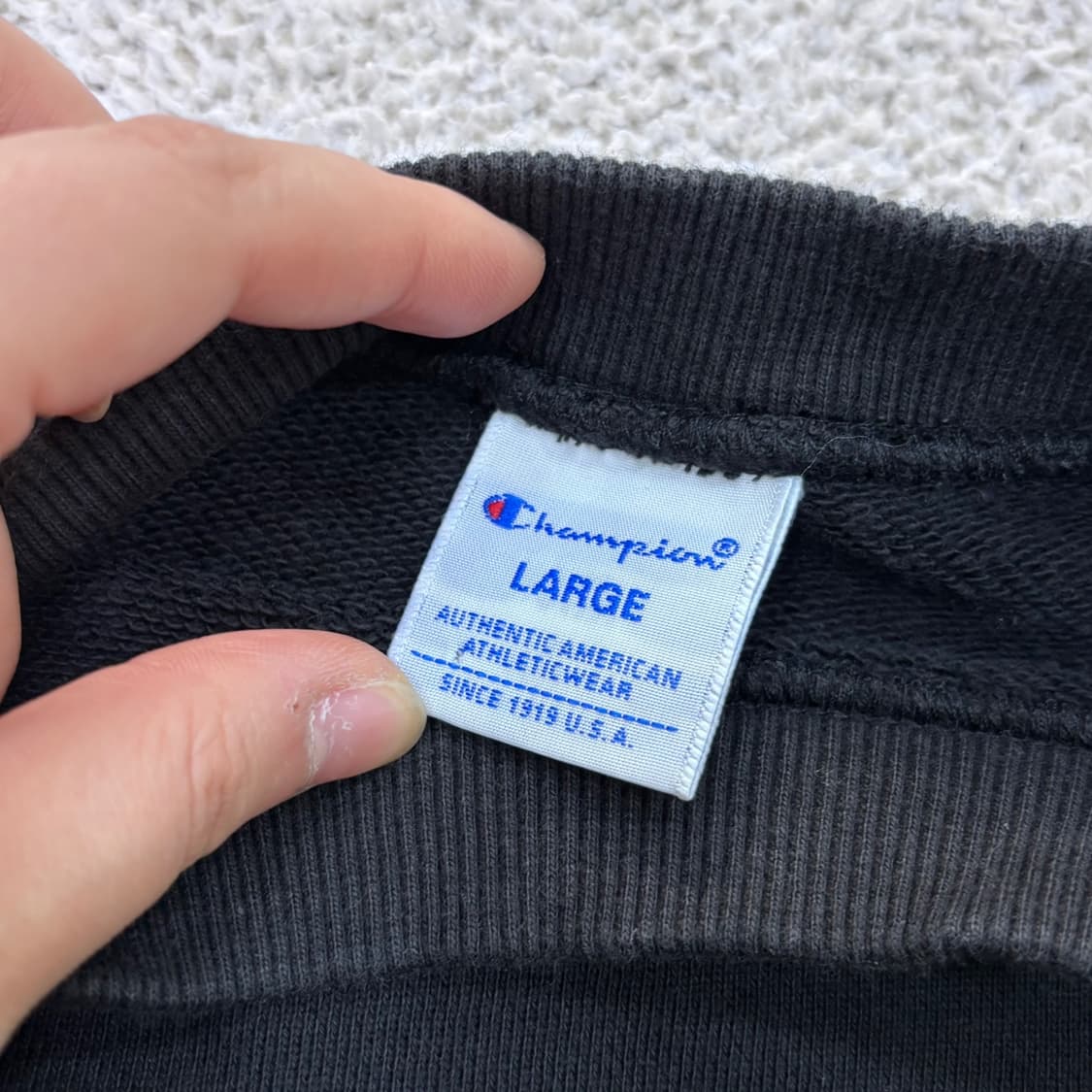 L 챔피온 빅로고 맨투맨 티셔츠 0427E 상품이미지3