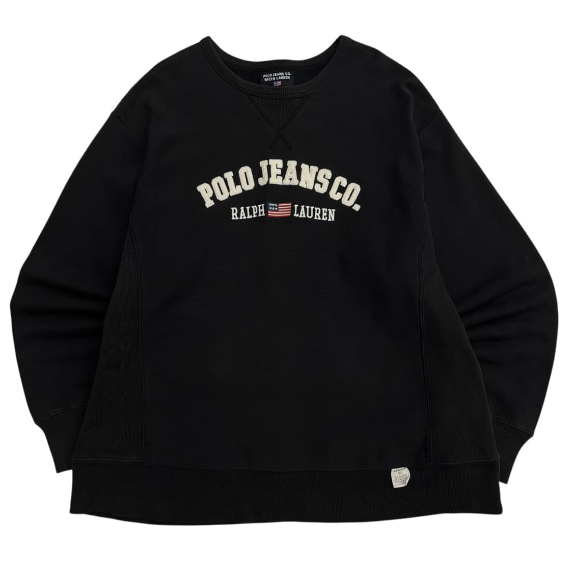 폴로 랄프로렌 usa 성조기 센터로고 차콜 맨투맨 XL 상품이미지2