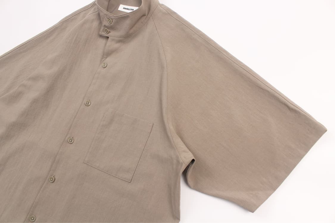 MONKEY TIME Dog Ear Collar Raglan Shirt 상품이미지5