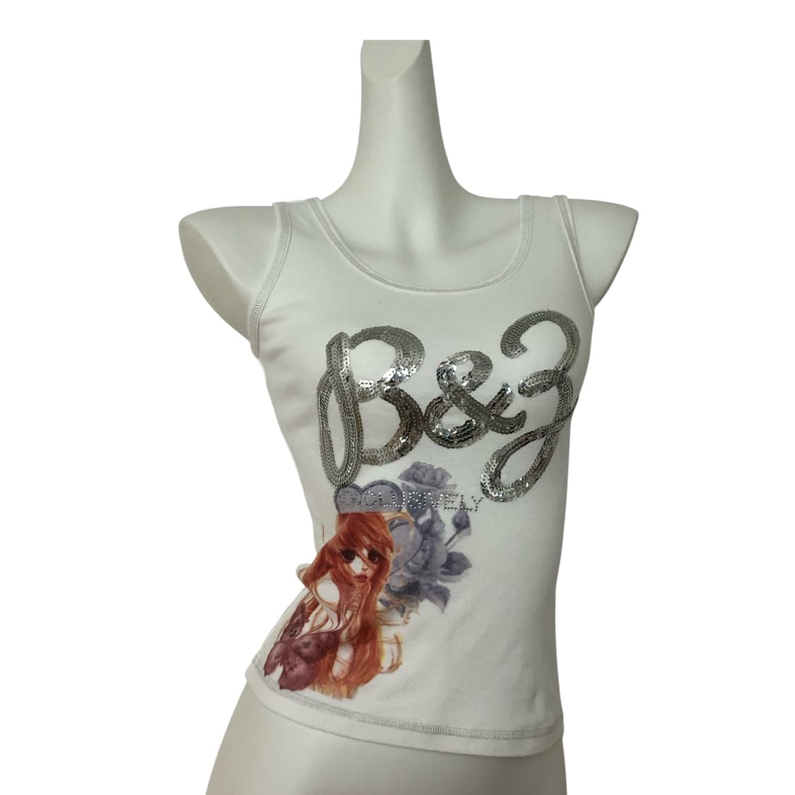 silver spangle grils sleeveless 상품이미지5