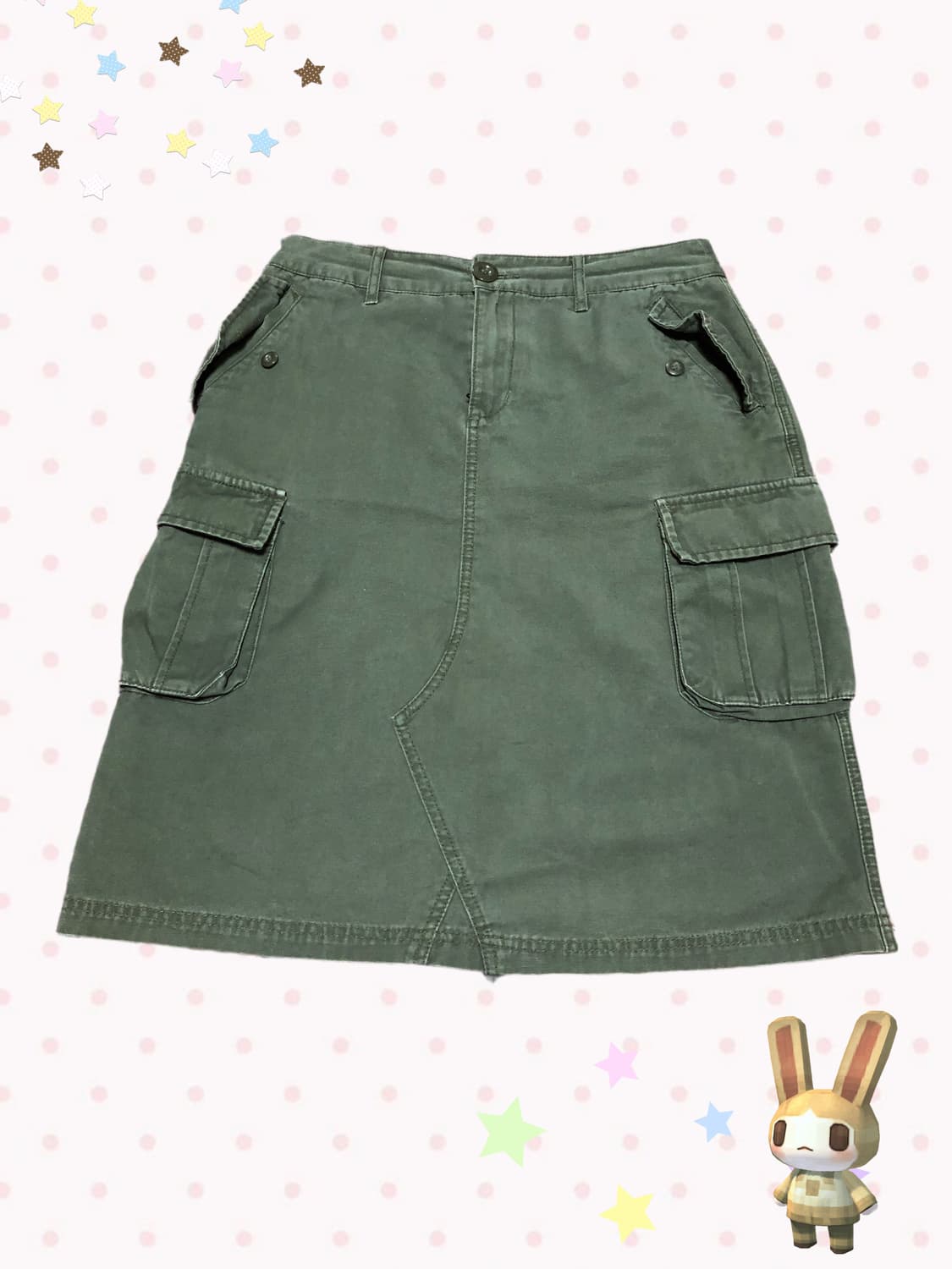 Khaki cago skirt 상품이미지1