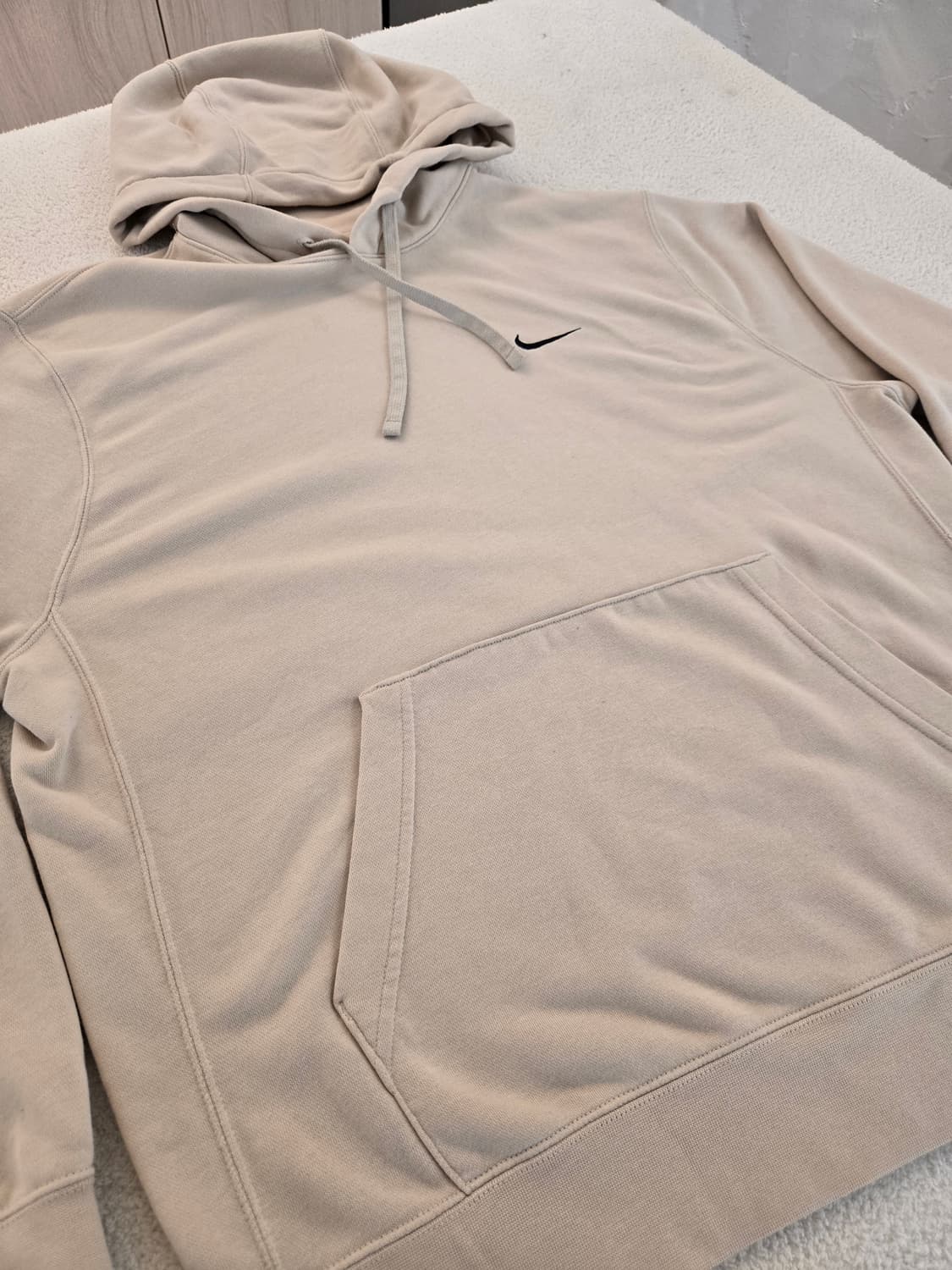 나이키 후드티 베이지 뒷면 프린팅 이쁨 XL 상품이미지6