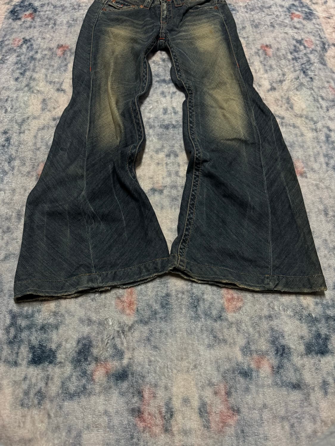 Nipper jeans wide bell bottom washing de 상품이미지5