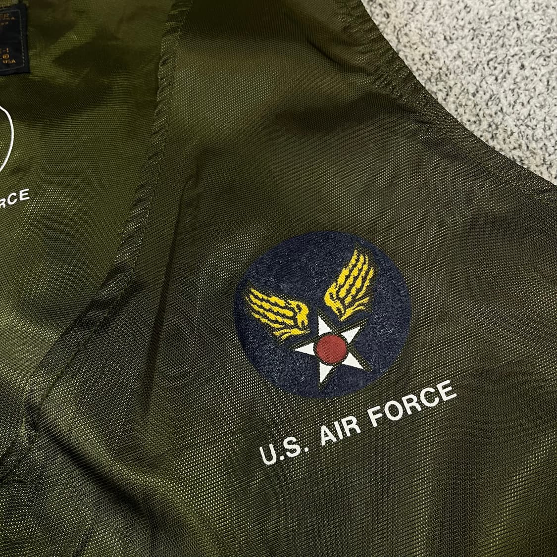 알파인더스트리 90‘s E-1 밀리터리 베스트 자켓 상품이미지3