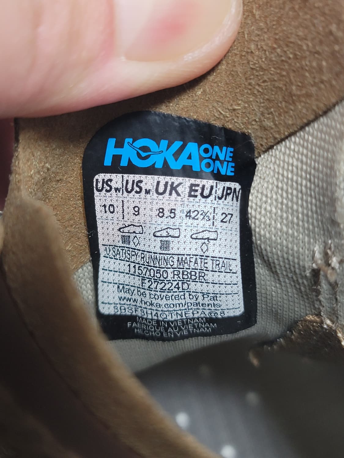 [270 초초민트급] 호카x새티스파이 마파테 스피드4 라이트러버 상품이미지8