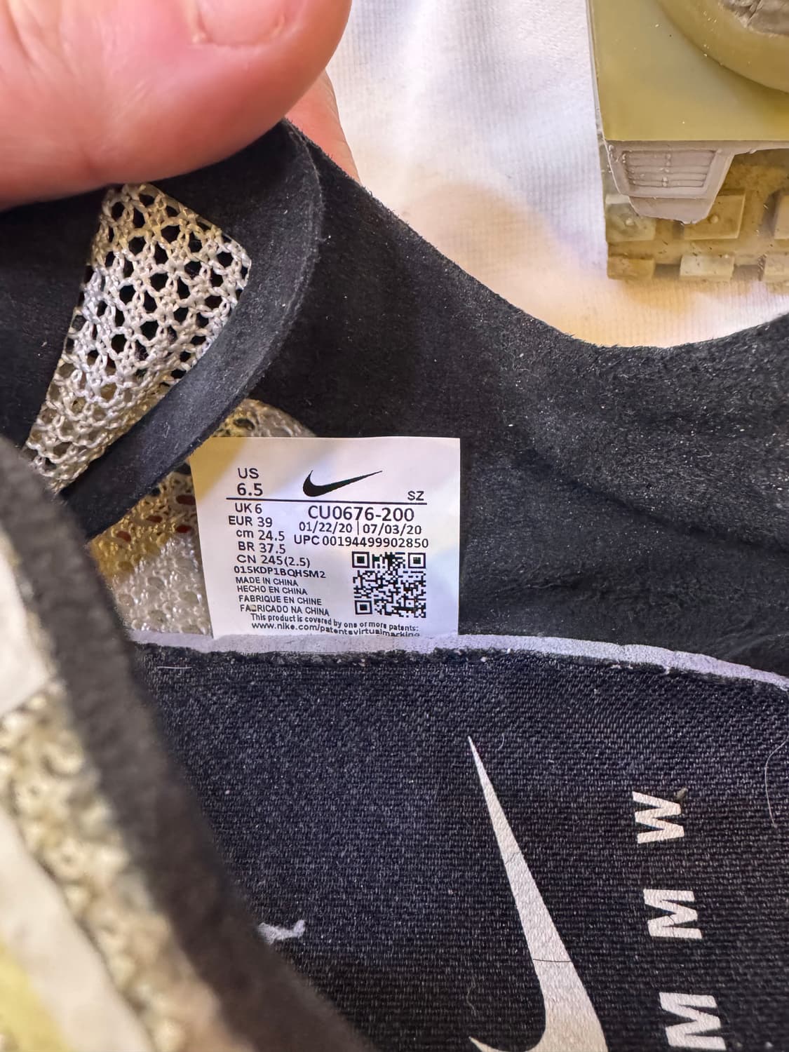 나이키 mmw 매튜 윌리엄스 줌 004 스톤 (245) 상품이미지10